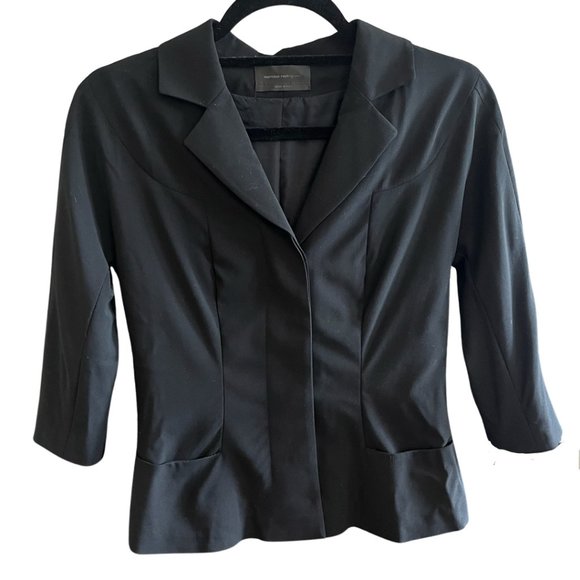 Narciso Rodriguez Jackets & Blazers - Narciso Rodriguez Vintage Virgin Wool Blazer, Black, Size 2